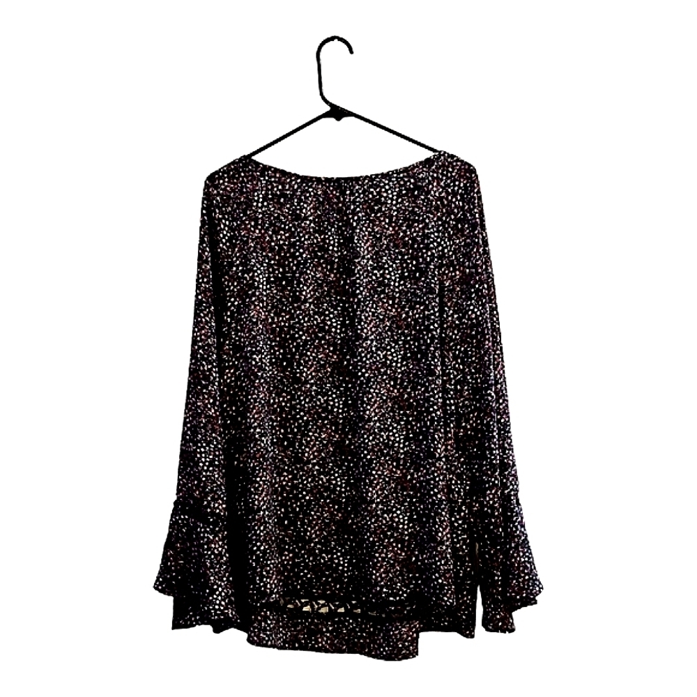 💖Plus Size "GNW" Floral Blouse Size 1X - Picture 2 of 3
